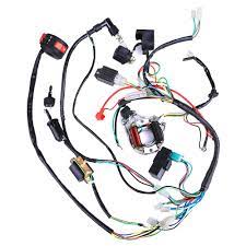 We offering wiring harness for four wheeler with high quality and economical price. Chinese Atv Utv Quad 4 Wheeler Electric Wire Wiring Harness 50cc 70cc 90cc 110cc