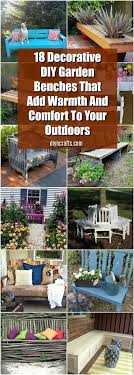 Yes, garden benches come in all shapes, sizes, styles, and colors. 18 Decorative Diy Garden Benches That Add Warmth And Comfort To Your Outdoors Diy Crafts