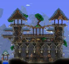 Castle Terraria Terraria Castle Terraria House Design Castle
