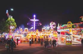 Royal Melbourne Show On The Last Day Carnival Rides Night Skies Slow Shutter Colorful Lights Carnival Rides Night Skies Light Colors