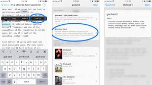 A thesaurus (plural thesauri or thesauruses) or synonym dictionary is a reference work for finding synonyms and sometimes antonyms of words. Ios 12 How To Turn On And Use The Thesaurus