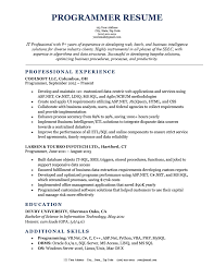 A complete guide to writing a programmer resume. Programmer Resume Example Writing Tips Resume Genius