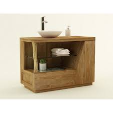 Meuble Teck Salle De Bain Liane Simple Vasque 100cm Meuble De Salle De Bain Salle De Bain Teck Meubles En Teck
