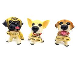 Toptan Welcome Yazili Hediyelik Kopek Biblo Toptans Net