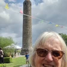 Great Clondalkinite Norah Flynn at our wonderful Roind Tower