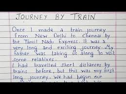 Maybe you would like to learn more about one of these? Write An Essay On Journey By Train Essay Writing English Youtube