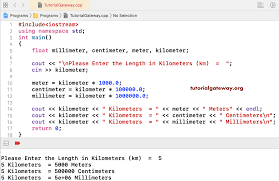 Easy meters to millimeters conversion using this online m to mm converter. C Program To Convert Kilometer To Meters Centimeters And Millimeters