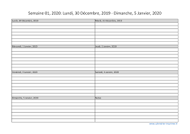Plannings à la semaine, au mois et à l'année gestion des heures et des vacances . .il permet de visualiser/imprimer les plannings créés avec sodeasoft gnt planning. Calendrier 2020 Semaine Planning Hebdomadaire Semainier