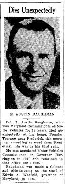 1946. Obit. Baughman