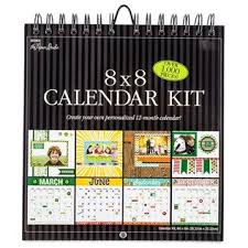 8 X 8 Calendar Kit Shop Hobby Lobby Calendar Kit Calendar Scrapbook Paper Crafts