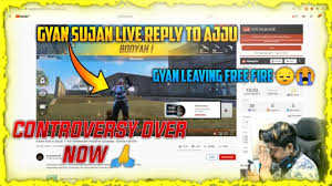 Here the user, along with other real gamers, will land on a desert island from the sky on parachutes and try to stay alive. Gyan Sujan Leaving Youtube And Free Fire Last Video For Ajju Bhai Total Gaming And Live Roasting Youtube