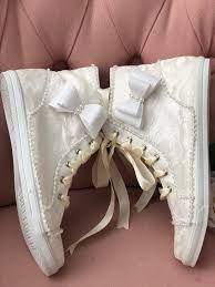 Zapatos de primera comunión zapatillas de novia de encaje | Etsy México