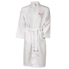 Un choix unique de peignoir nid d'abeille disponible dans notre magasin. Peignoir En Nid D Abeille Personnalise Linge De Bain Brode Amikado