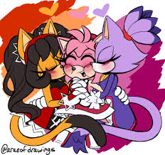Honey and Blaze showing their love for Amy Rose [art by: araeofdrawings] :  rHoneyTheCat