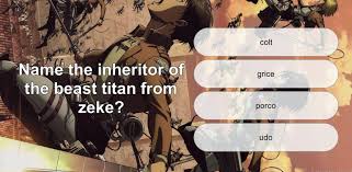 Check out these 13 fun facts. Attack On Titan Game Quiz Q A For Android Apk Download