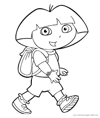 Jul 23, 2016 · very popular cartoon characters like mario, barbie, scooby doo, dora the explorer, littlest pet shop or pokemon can be find now in our cartoon characters coloring pages. Dora The Explorer Color Page Coloring Pages For Kids Cartoon Characters Coloring Pages