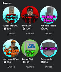 Gamepasses | Welcome To Bloxburg Wiki | Fandom