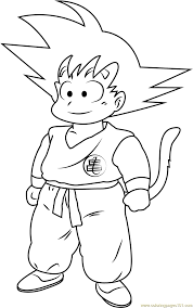 Dragon ball coloring pages goku. Goku In Dragon Ball Coloring Page For Kids Free Goku Printable Coloring Pages Online For Kids Coloringpages101 Com Coloring Pages For Kids