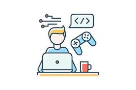 game developer blue rgb color icon in 2021 photoshop design icon development