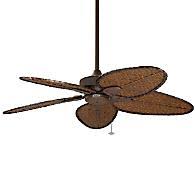 This is one of those indoor minka aire ceiling fans which does not come with light fittings but is available in oil rubbed bronze body to give it a wooden look, and it's also available in brushed aluminium and white as well. Gauguin Indoor Outdoor Ceiling Fan With Light By Minka Aire Fans At Lumens Com