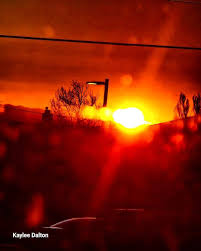 December 4 beautiful sunrise in Monticello Utah