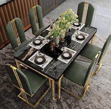 Square table with black marble top and espresso brown wooden base (with drawer and bottom shelf). Black Marble Dining Table Dining Tables Aliexpress