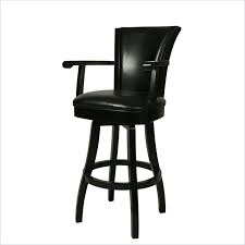 Pastel Furniture Glenwood 30 Swivel Arm Bar Stool In Black Black Wood Bar Stool Black Wooden Chairs Wood Bar Stools