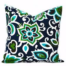 Check spelling or type a new query. 1 Outdoor Pillow Covers Floral Cushion Decorative Throw Pillow Navy Pillow Ebay