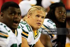 Outside linebacker Clay Matthews of the Green Bay Packers watches... News  Photo