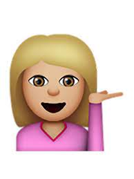 Blond Hair Toss Emoji Sticker By Legendarydurk Emoji Stickers White Skin Tone Emoji
