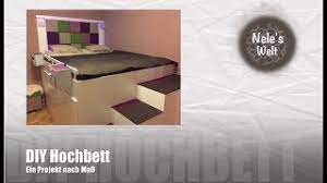 Bett selber bauen podest beispiele fur bilder bett podest selber. Bett Selber Bauen Ikea Hack Diy Hochbett Aus Kuchenschranken By Nele Robsi Youtube