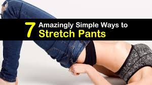 Even 100% polyester does not. 7 Amazingly Simple Ways To Stretch Pants