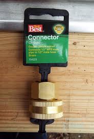 install outdoor sink faucet hose