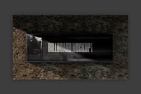 Bridge Brick Wall Billboard Mockup No 0 Graphics762 Youworkforthem In 2020 Billboard Mockup Brick Wall Billboard
