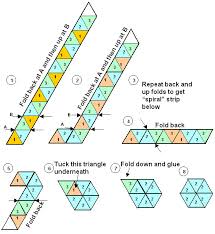 Before gluing, you may want to pre creaseall triangle lines back and fo. Hexa Hexaflexagons