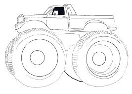 Monster truck with lights and sounds, police vehicle toy, for boys and girls ages 3+ (police). Free Printable Monster Truck Coloring Pages For Kids