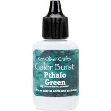 ken oliver color burst powder 6gm phthalo green