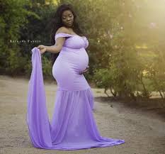 Black And Gold Baby Shower Dress Lilac Mermaid Lace Maternity Gownlace Maternity Dresschiffon Etsy Modest Wedding Dresses Lace Maternity Gown Wedding Dresses Unique