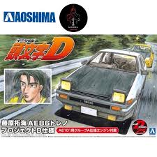 My lelong | my buying; Ready Stock Aoshima 1 24 Toyota Ae86 Sprinter Trueno Engine Parts Included Project D Ver Japan Model Car Shopee Malaysia