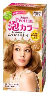 I got the dark beige/tan color and it's exactly the color of boba milk tea ♡ i'm about 5'6.5 and normally wear a m. Kao Case Liese Soft Bubble Hair Color Milk Tea Brown Milk Tea Bubble Milk Tea Hair Color