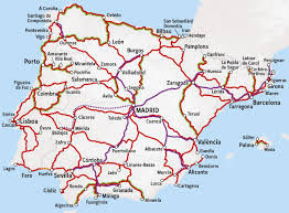 Trains in portugal make exploring the country even the more beautiful. Rail Map Spain Portugal Train Map Map Of Spain Spain