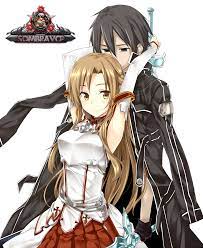 Render Sword Art Online Kirito Asuna Sword Art Online Anime And Manga Png Cutout Image Upload By Somb Personajes De Anime Arte De Anime Arte De Espada