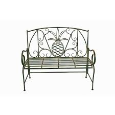 Big enough for two to sit comfortably, but small enough to stay out of the way. Green Water Resistant Small Outdoor Metal Bench Seat Cushion Bench Seat Not Included Garden Outdoors Garden Furniture Accessories