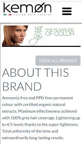Kemon Nayo Permanent Hair Color Ammonia Ppd Free Made