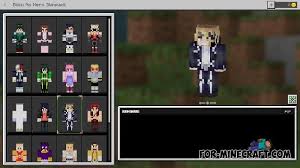 My hero academia minecraft mods mc addons. My Hero Academia Skin Pack For Minecraft Pe