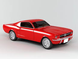 1965 Ford Mustang Fastback Free 3d Model Ford Mustang Fastback Ford Mustang Mustang Fastback