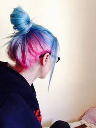 Pin By Laura Galvez On Up In Hair Up In Hair Lilac Hair Blue And Pink Hair Bubblegum Pink Hair