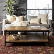 Before you buy a coffee table, the first thing to consider is its size—the length and the height. Manor Park Rustic Farmhouse Coffee Table Walmart Canada