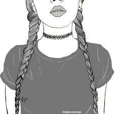 Resultat De Recherche D Images Pour Fille Dessin Noir Et Blanc Zeichnungen Fur Madchen Madchenzeichnungen Zeichnungen Von Madchen