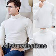 Kaos dengan jenis ini membuat pemakainya terlihat lebih sensual karena menampilkan tinggal pilih jenis lubang leher seperti mana yang cocok untuk keperluan sobat shopee. Baju Kaos Turtle Neck Turtleneck Pria Putih Lengan Panjang Kaos Polos Leher Tinggi Kerah Tinggi Lazada Indonesia